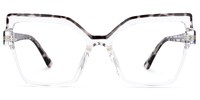 Nilda Cateye Crystal Glasses0