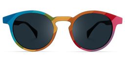 Street-Artist Multicolor Round Sunglasses0