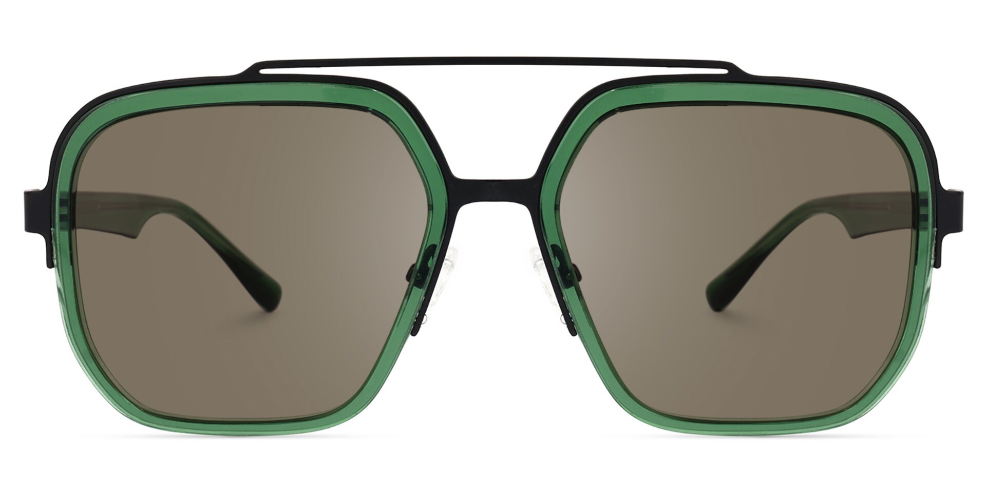 Ace Aviator Green Sunglasses | Zeelool Glasses0