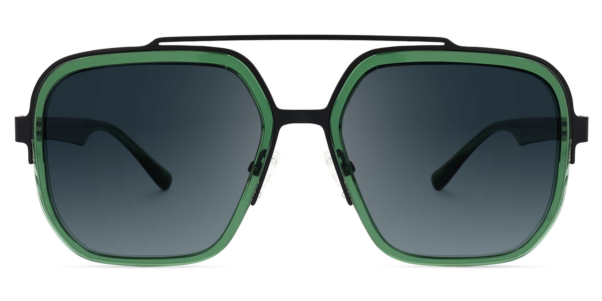 Ace Aviator Green Sunglasses | Zeelool Glasses0