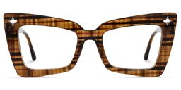 Kairos Cateye Brown Glasses0