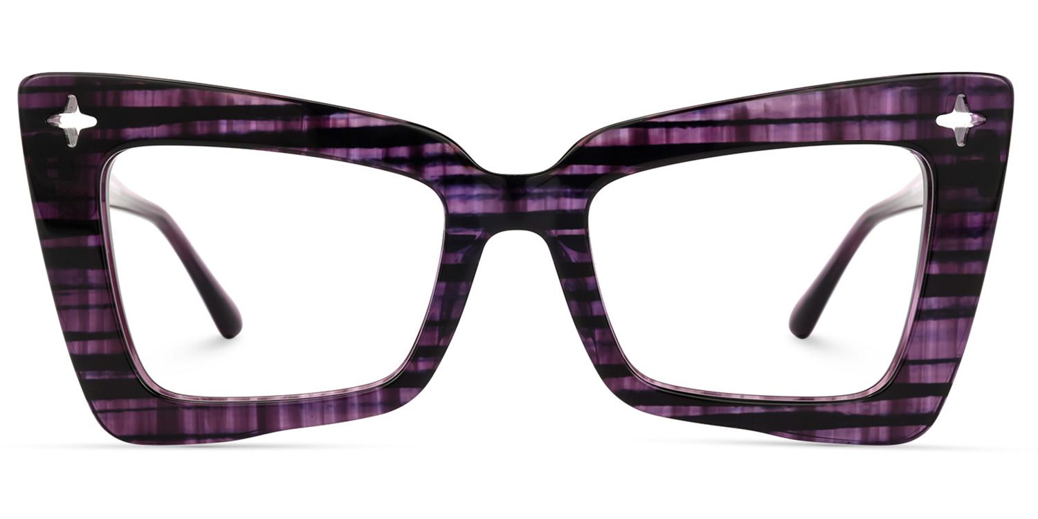 Kairos Cateye Purple Glasses | Zeelool Glasses0