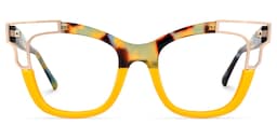 Rhoden Cateye Yellow Glasses2