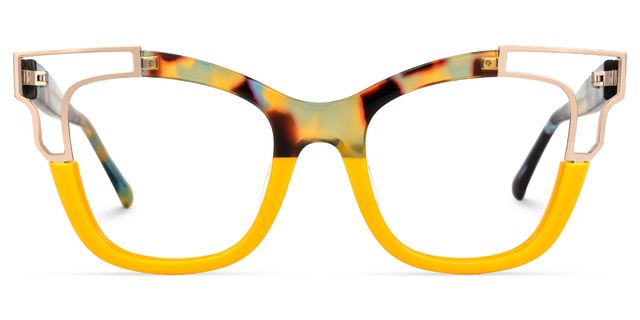 Rhoden Cateye Yellow Glasses