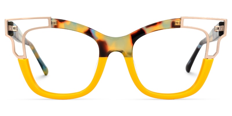 Rhoden Cateye Yellow Glasses
