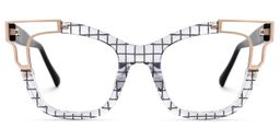 Rhoden Cateye Clear Glasses0