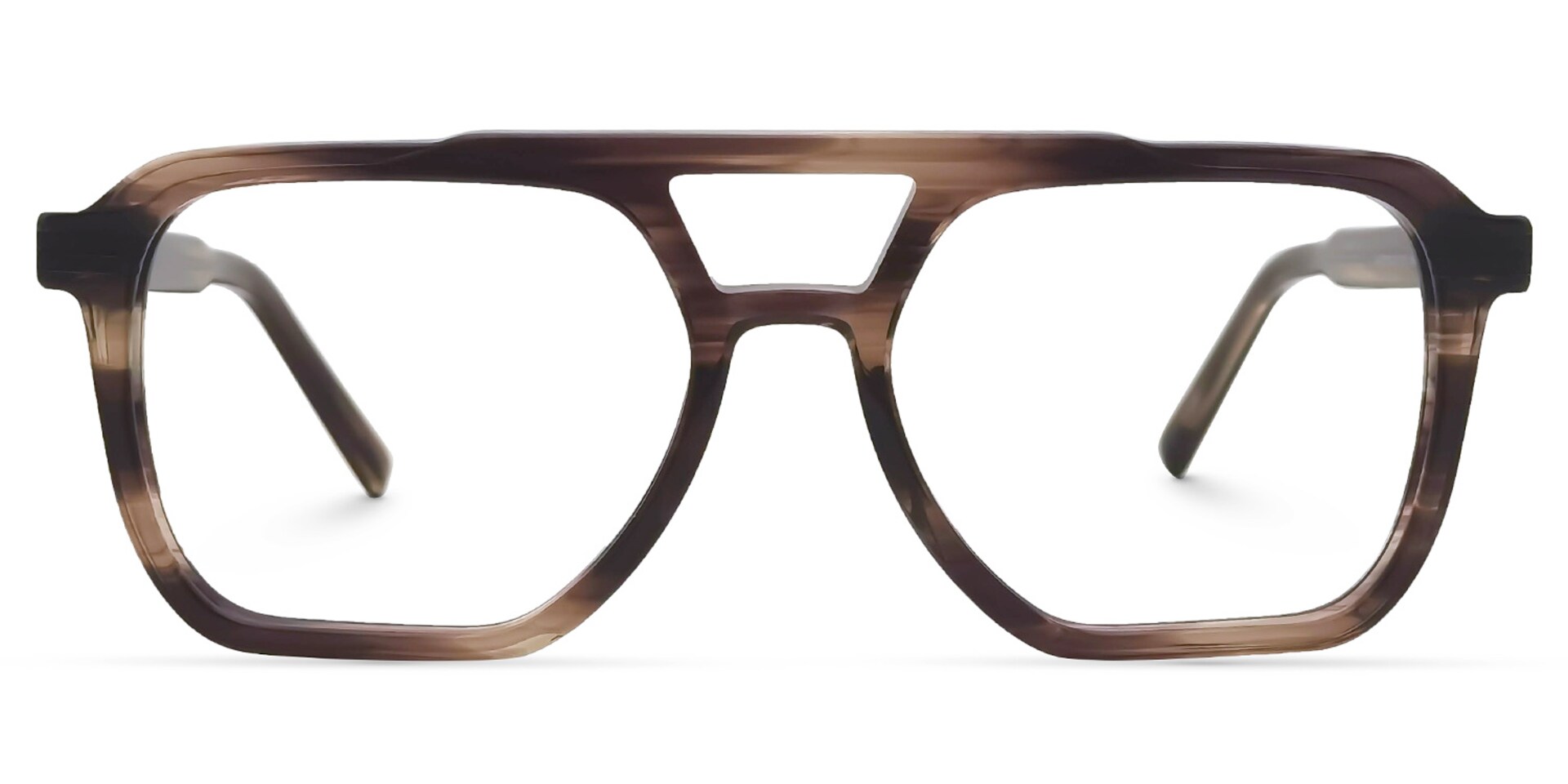 Walsh Aviator Brown Glasses | Zeelool Glasses0