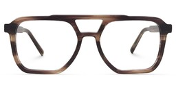 Walsh Aviator Brown Glasses0