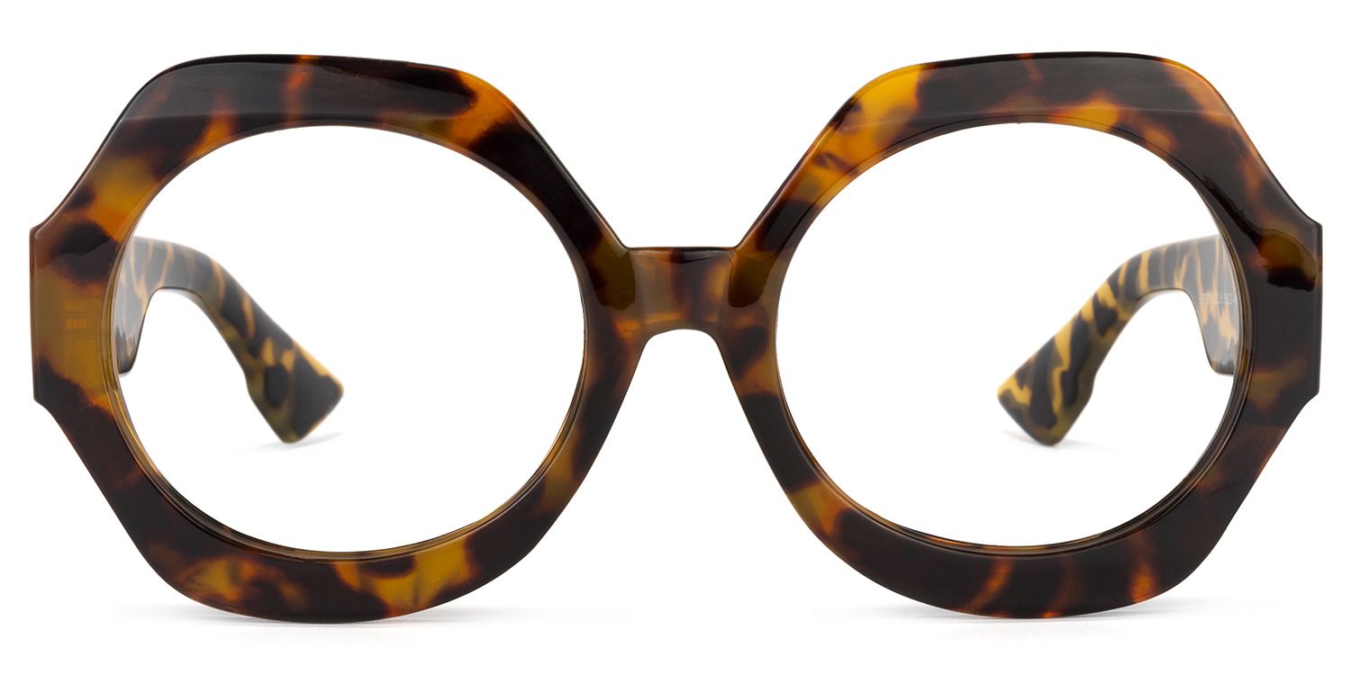 Geoffrey Geometric Tortoise Glasses | Zeelool Glasses0