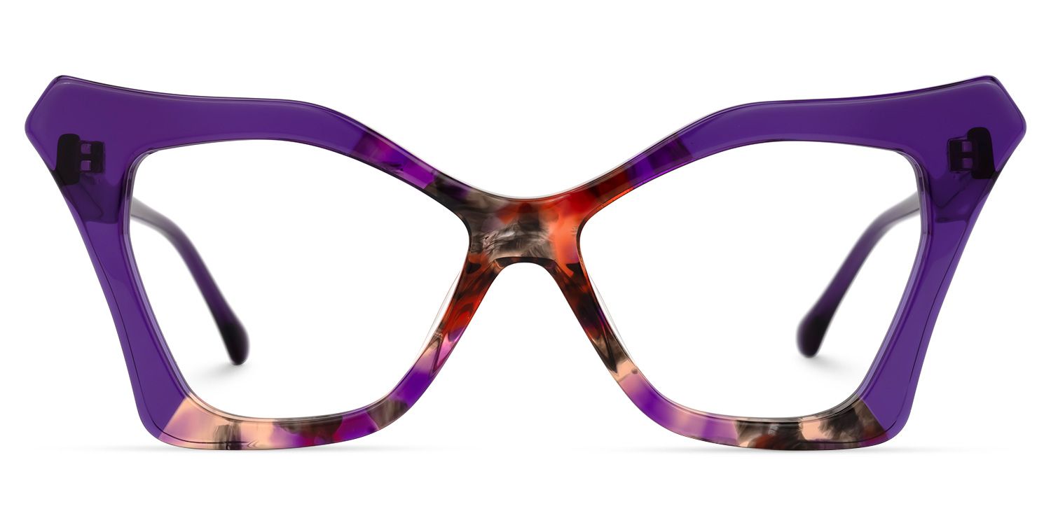 Wildony Cateye Purple Glasses | Zeelool Glasses0