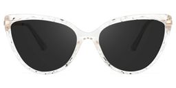 Lucas Cateye Clear Sunglasses0