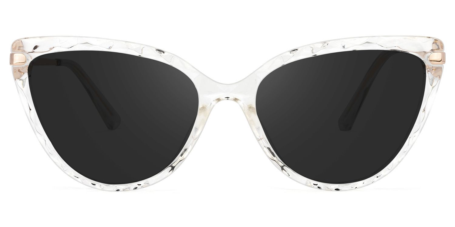 Lucas Cat Eye Clear Sunglasses for Women & Men | ZEELOOL0