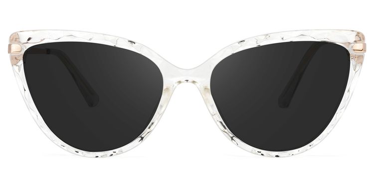 Lucas Cateye Clear Sunglasses