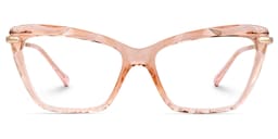 Juliet Cateye Peach Glasses0