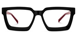 Bean Square Black Glasses0