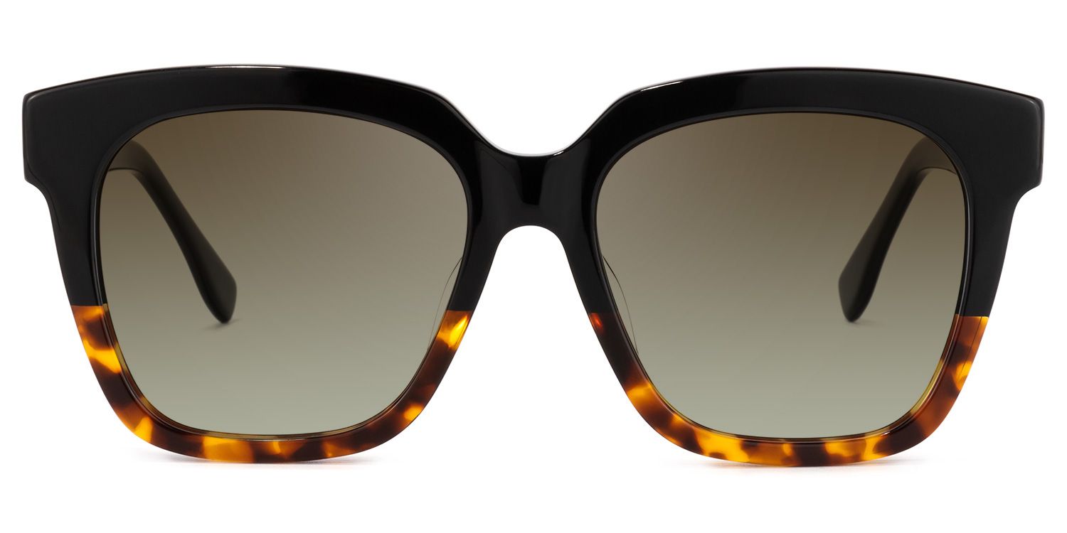 Xion Square Tortoise Sunglasses for Women & Men | ZEELOOL0