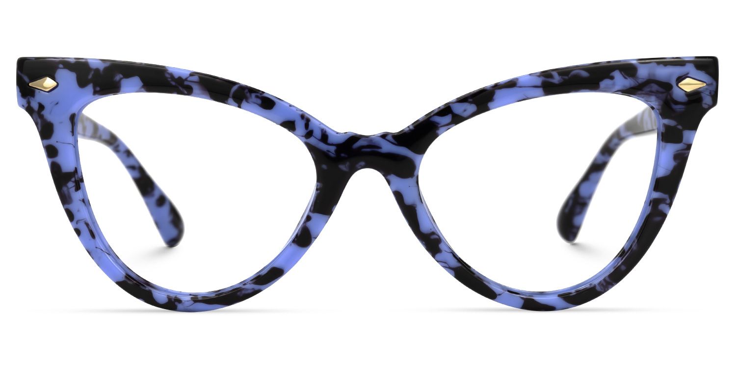 Colla Cateye Blue Glasses | Zeelool Glasses0