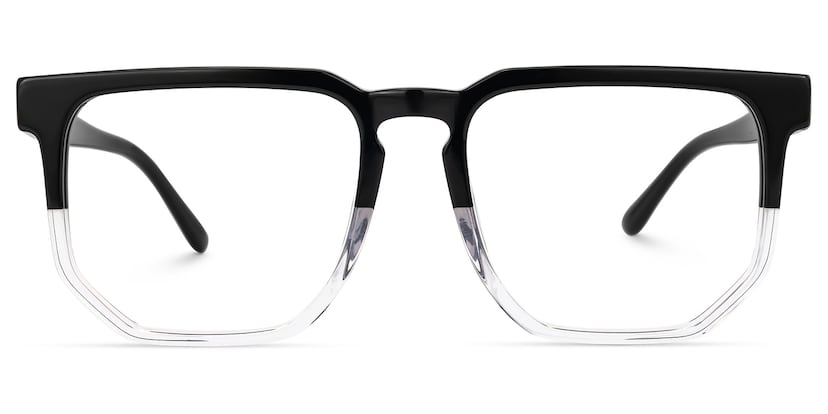 Matherne Square Black-Crystal Glasses