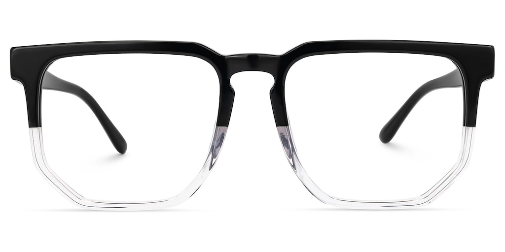 Matherne Square Black-Crystal Glasses