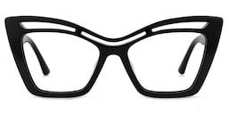 Arsolon Cateye Black Glasses0