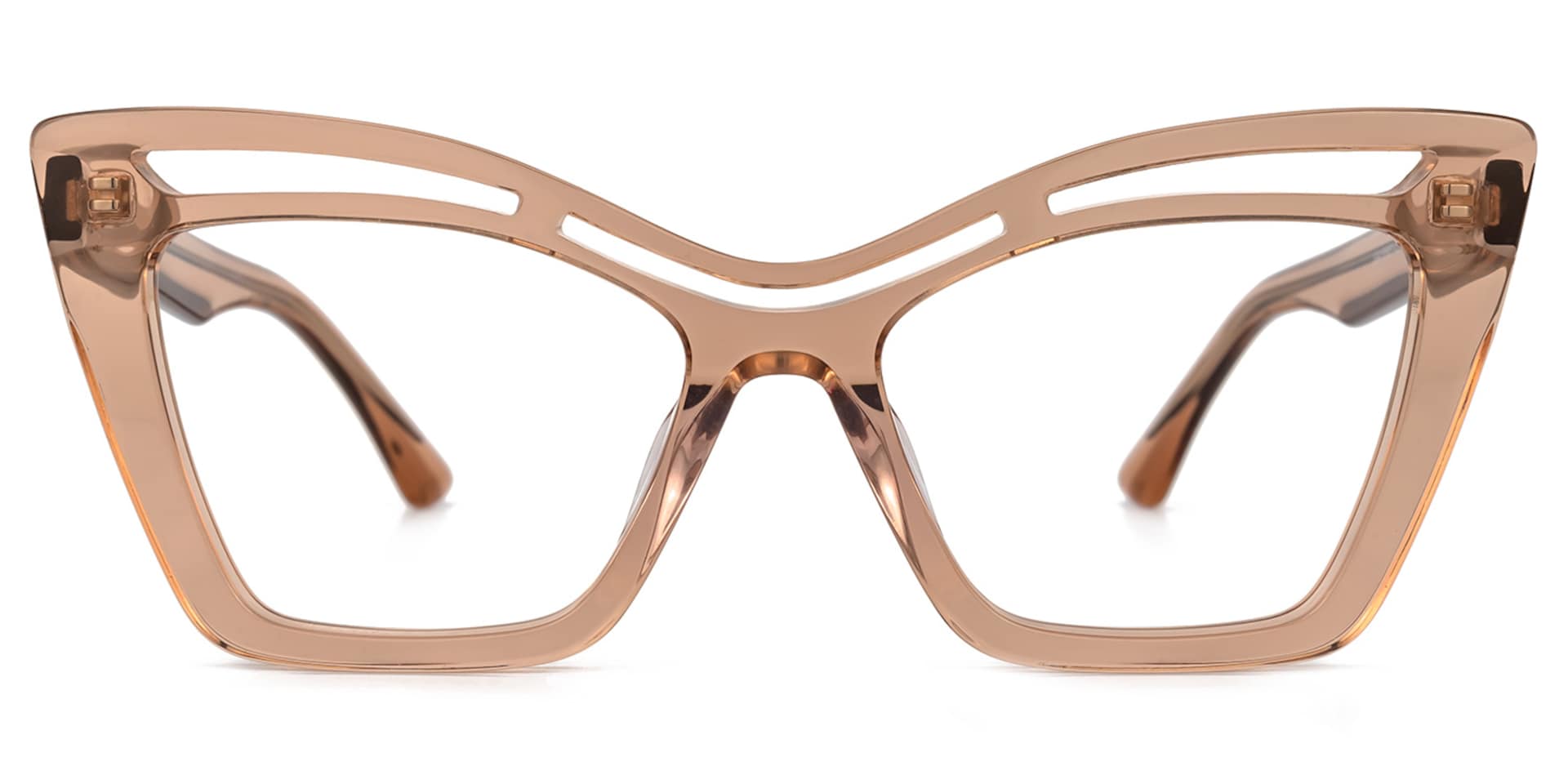 Arsolon Cateye Champagne Glasses | Zeelool Glasses0