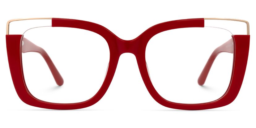 Dortch Square Red Glasses