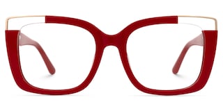 Dortch Square Red Glasses0