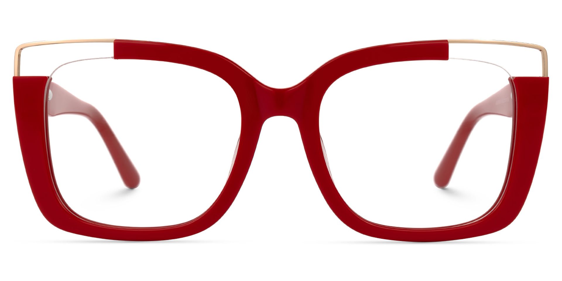 Dortch Square Red Glasses | Zeelool Glasses0