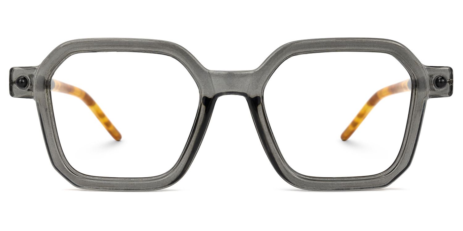 Oliveras Square Gray Glasses | Zeelool Glasses