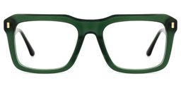 Haines Square Green Glasses0