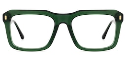 Haines Square Green Glasses0