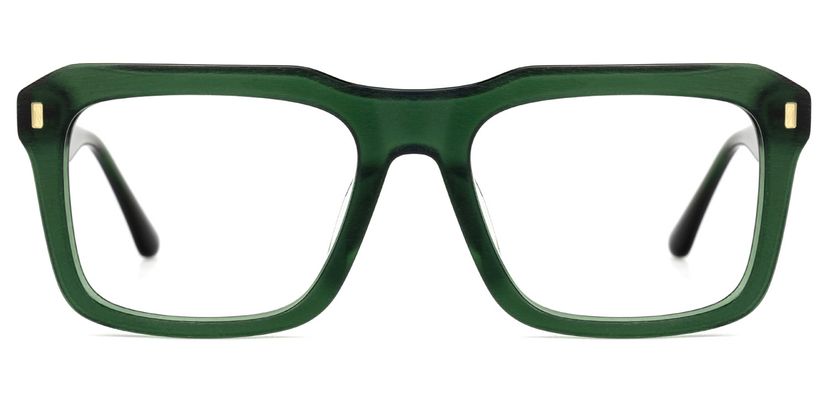 Haines Square Green Glasses