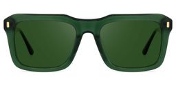 Haines Square Green Sunglasses0