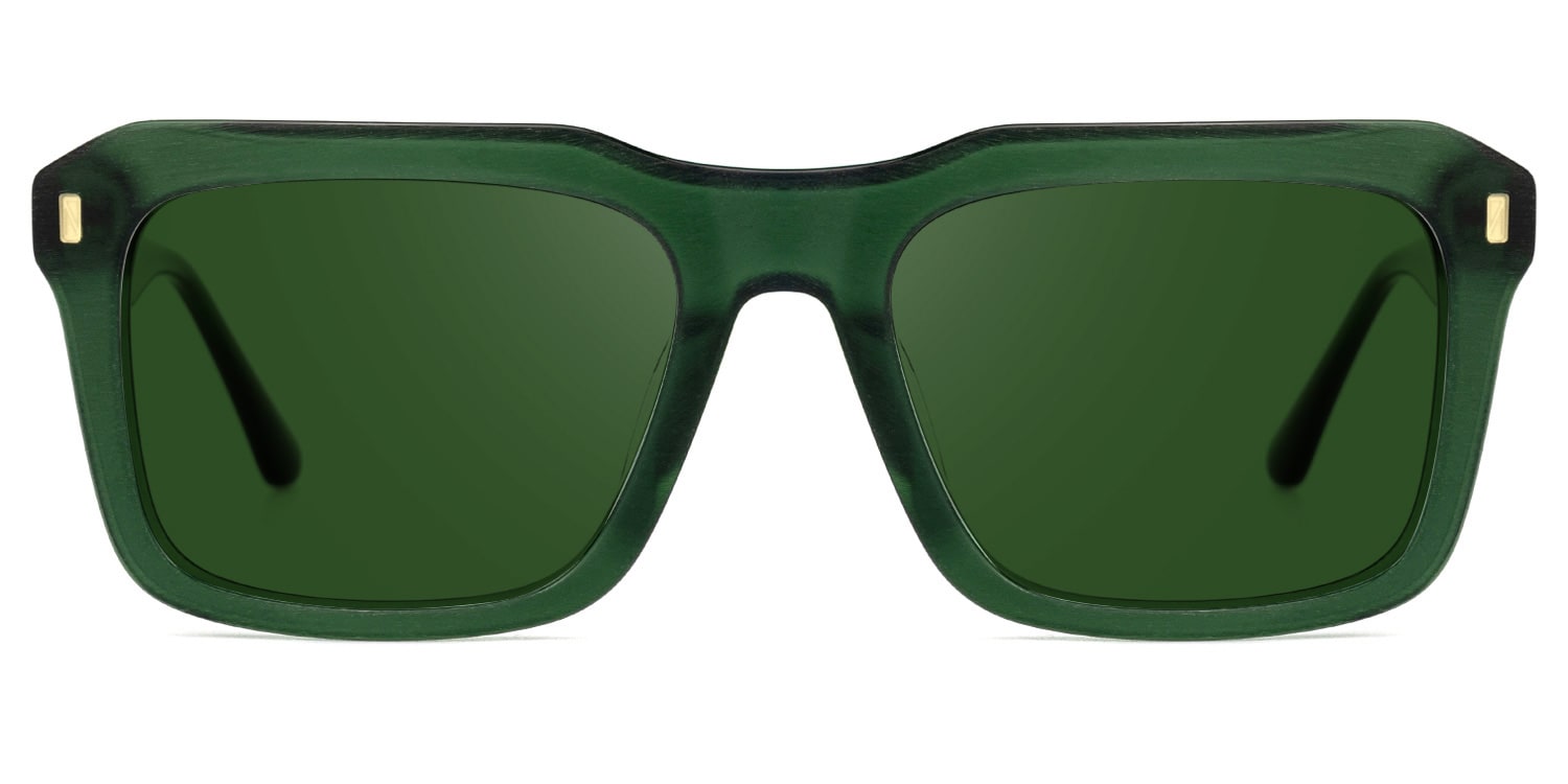 Haines Square Green Sunglasses0