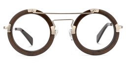 Talkami Round Brown Glasses0