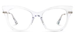 Albelo Cateye Crystal Glasses0