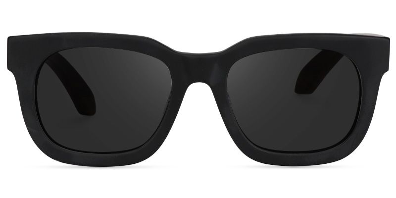Sam Rectangle Wood Sunglasses | Zeelool Glasses0