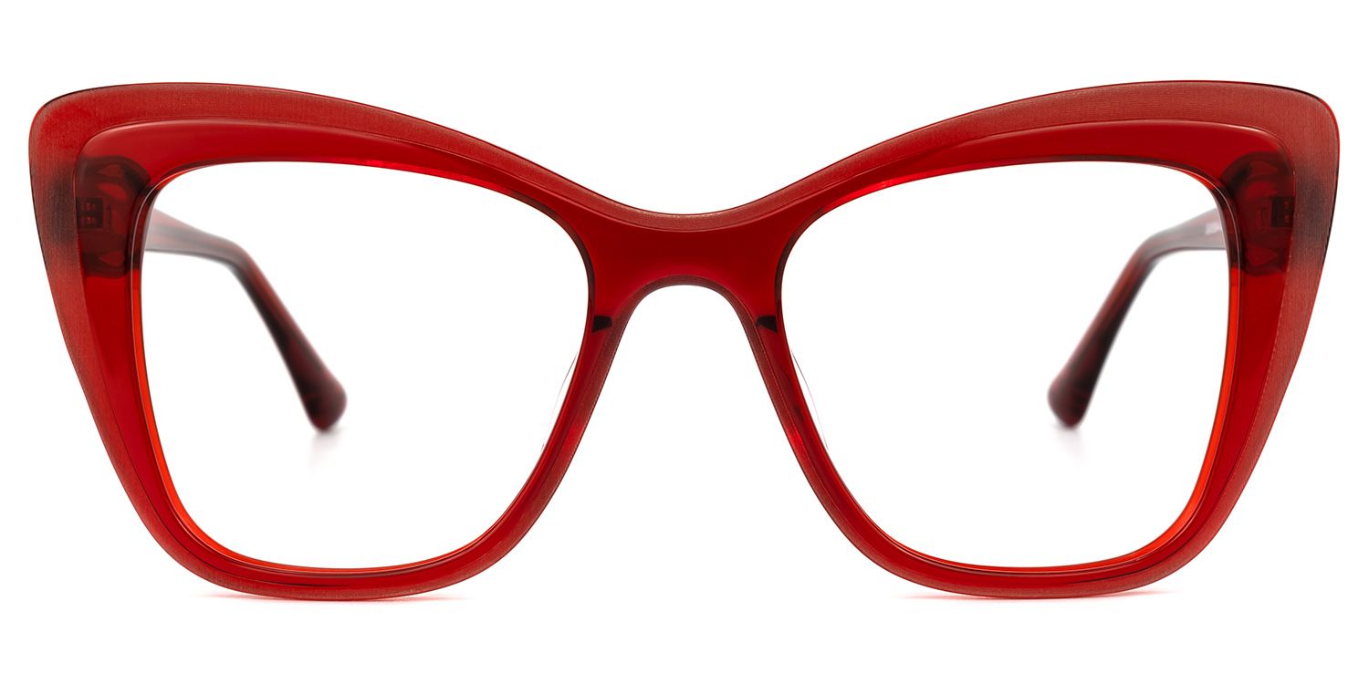 Youness Cateye Red Glasses | Zeelool Glasses0
