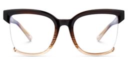 Cadogan Square Brown Glasses0