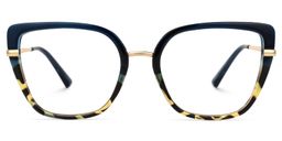 Salinas Cateye Blue Glasses0