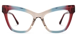 Saucie Cateye Multicolor Glasses0