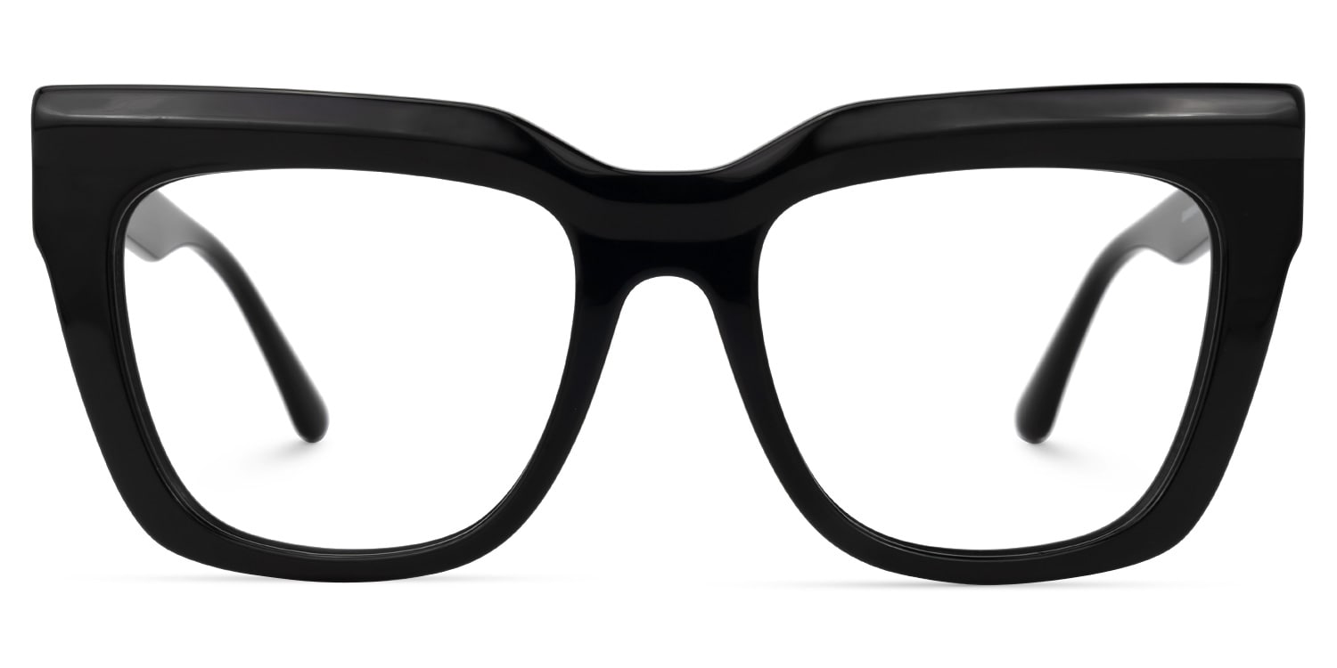 Burse Cateye Black Glasses | Zeelool Glasses0