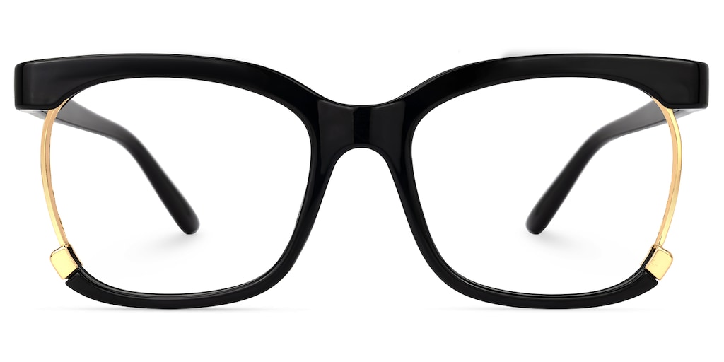 Obando Square Black Glasses