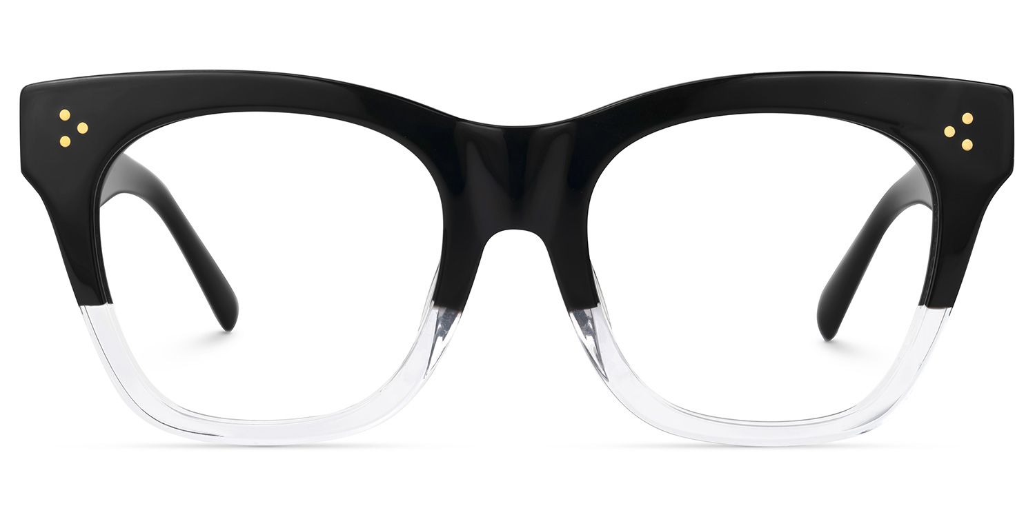 Rectangle Dark Tortoise Glasses | Zeelool Eyeglasses0
