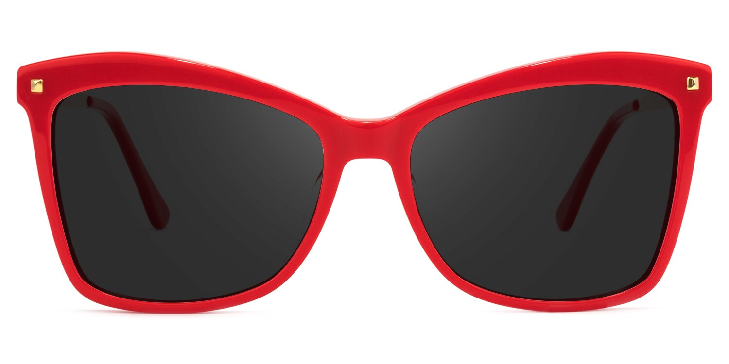 Isaebella Butterfly Red Sunglasses | Zeelool Glasses0