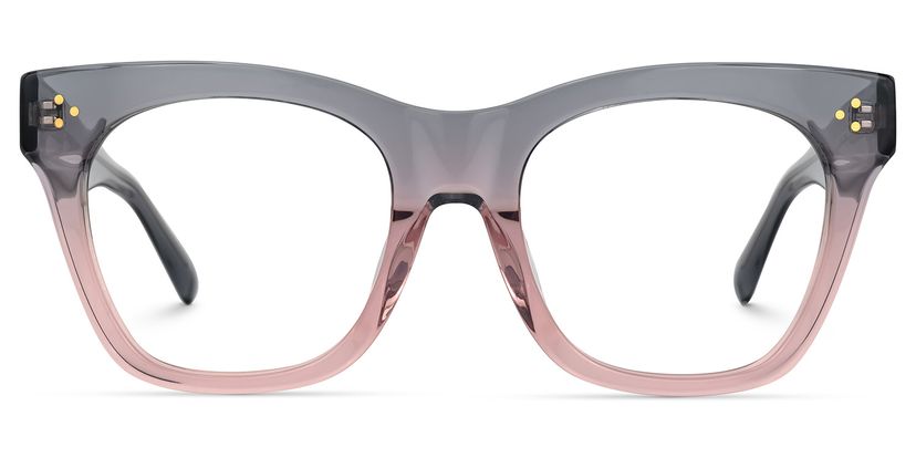 Tandy Rectangle Gray Glasses