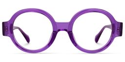 Dorrejo Round Purple Glasses0