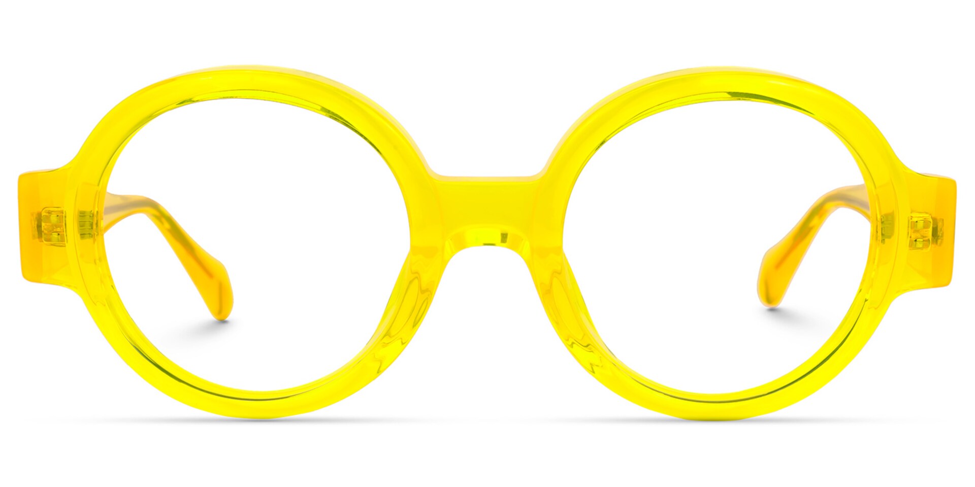 Dorrejo Round Yellow Glasses | Zeelool Glasses0