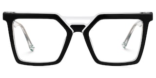 Demar Square Black Glasses0
