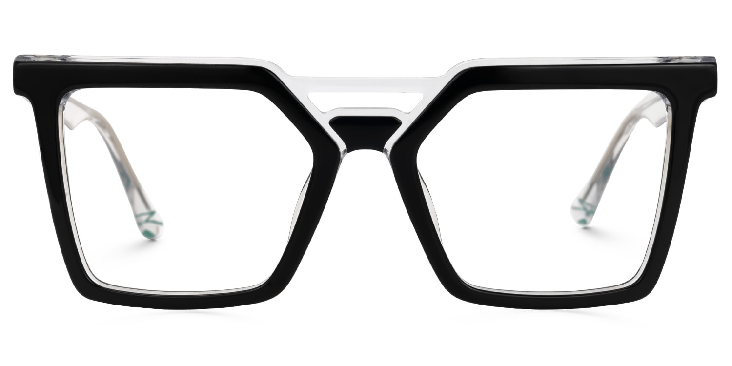 Demar Square Black Glasses0